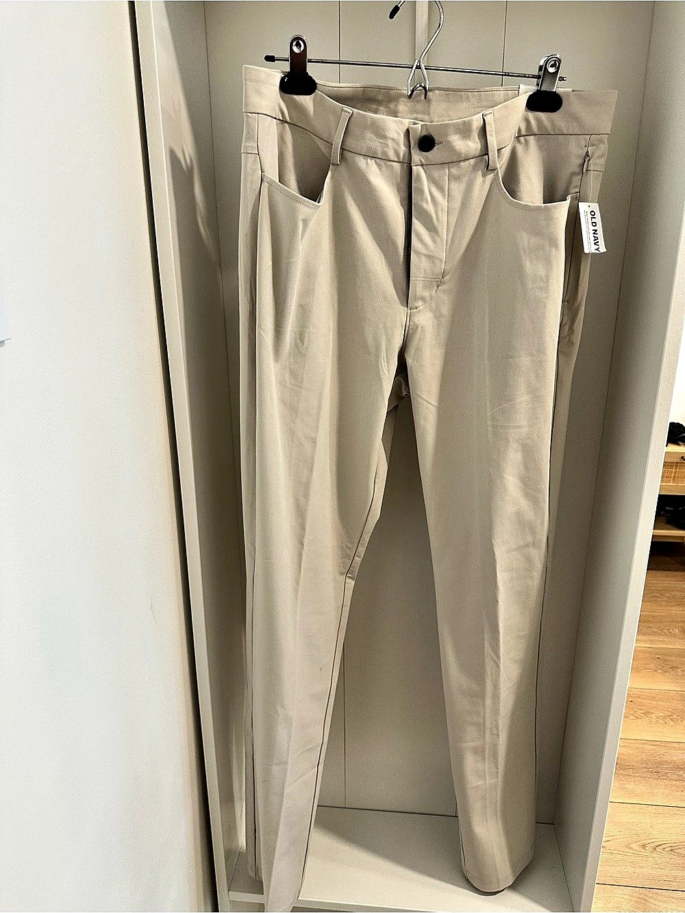 Old Navy Tech Hybrid Slim Pants Beige Waist 32x34